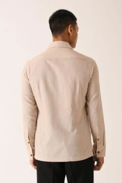 Dhruv Vaish Sand Stone Handloom Cotton Shirt -Inca Sales Store d06c0121a 4