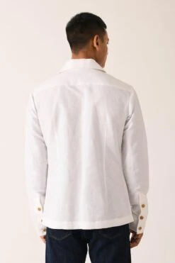 Dhruv Vaish White Flap Pocket Shirt -Inca Sales Store d06c0141c 5