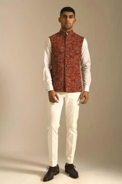 Dhruv Vaish Embroidered Jawahar Jacket