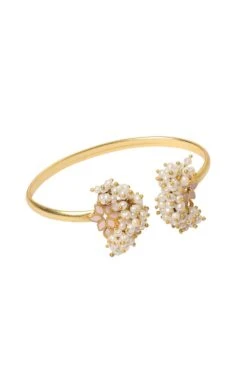Zariin Blushed Blooms Cuff