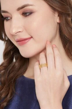 Zariin Rule Of Flowers Ring -Inca Sales Store ejr358 3