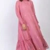 Ekadi Rose Pink Chanderi Silk Embroidered Dress 2 Ekadi Rose Pink Chanderi Silk Embroidered Dress -Inca Sales Store ekad9 1