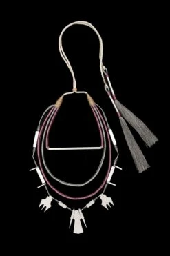 En Inde Shadow Grey Layered Necklace