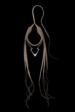En Inde Jute & Stainless Steel Long Necklace