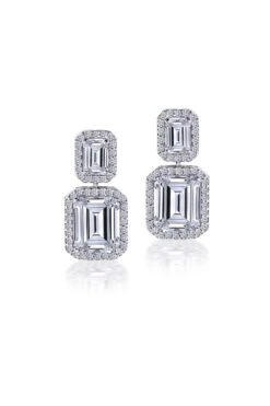 Diosa Paris Swarovski Zirconia Drop Earrings