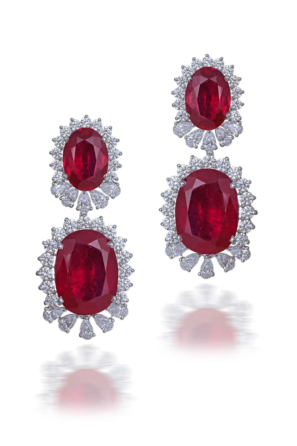 Diosa Paris Red Chandelier Earrings 3 Diosa Paris Red Chandelier Earrings