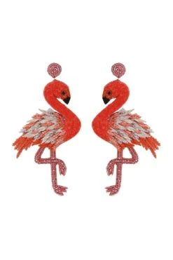 Deepa Gurnani Flamingo Earrings