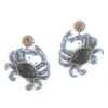 Deepa Gurnani Crab Studded Earrings -Inca Sales Store erl4852blu 1