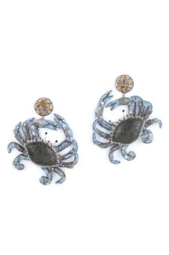 Deepa Gurnani Crab Studded Earrings