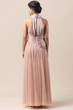 Tarun Tahiliani Crinkled Flared Bottom Tulle Dress -Inca Sales Store fa ssu drp dl 1 4