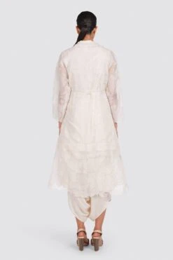 Aikeyah Ivory Applique Organza Cape Set -Inca Sales Store grace w 5