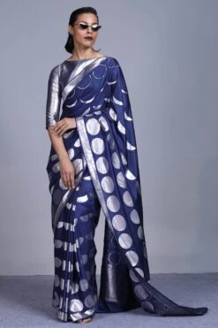 Hemang Agrawal Silver Boat Neck Blouse -Inca Sales Store ha19 2