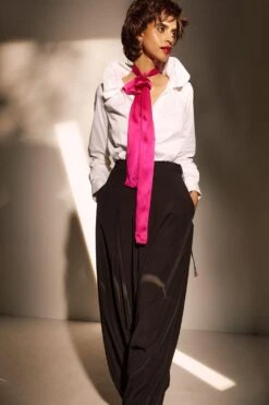 431-88 By Shweta Kapur Harem Black Pants -Inca Sales Store harem 4