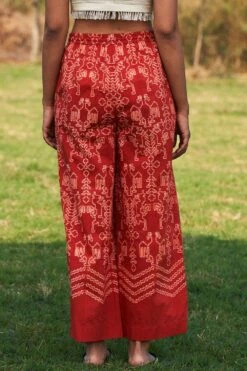 Ikai Rust Shibori Drawstring Pants -Inca Sales Store ik25 4