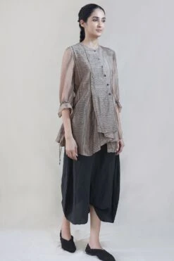 Old Rose Stripes Printed Shirt