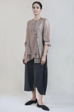 Old Rose Stripes Printed Shirt -Inca Sales Store int ss20 d1 28 3