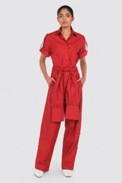 Ituvana Draped Jumpsuit