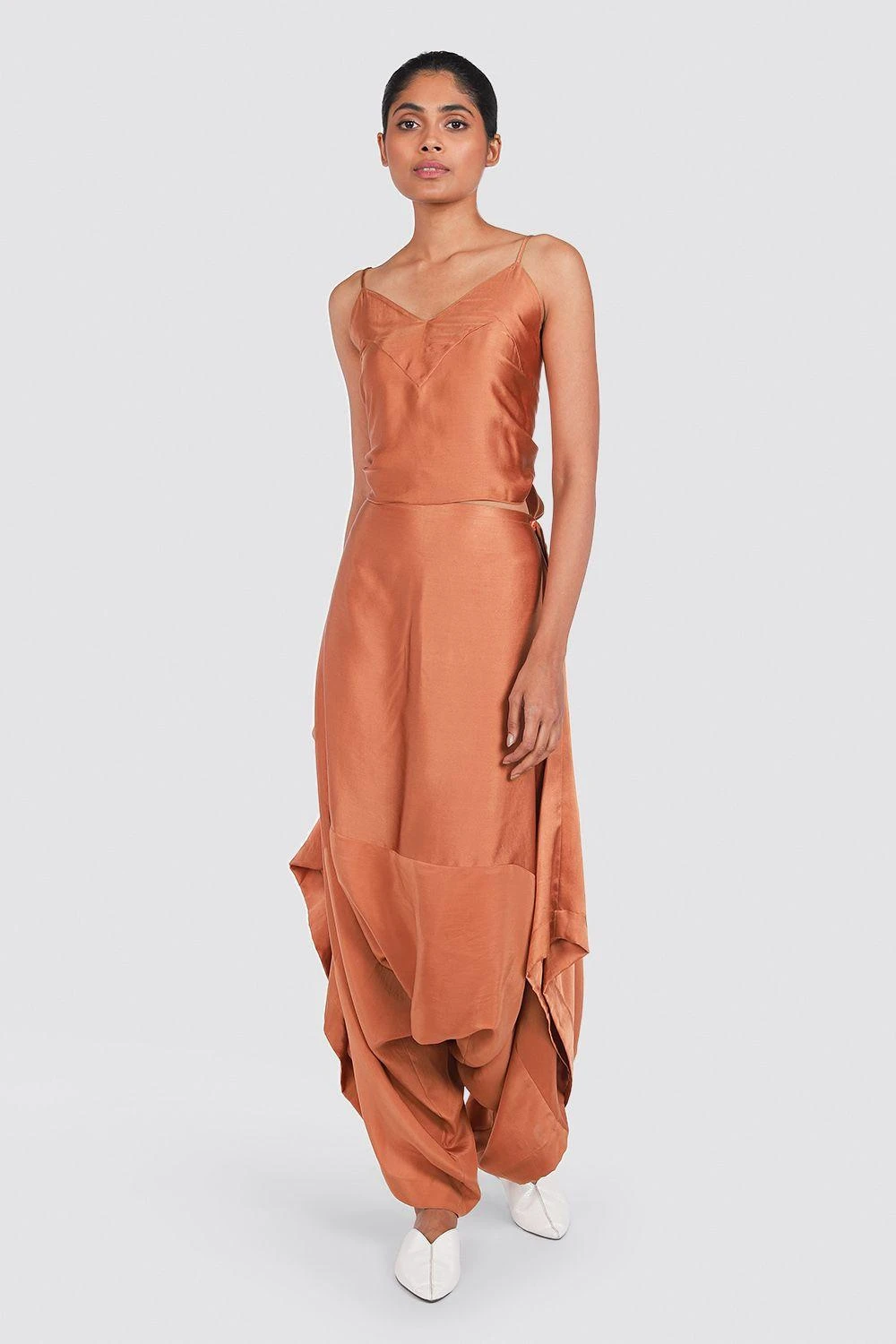 Ituvana Brown Strappy Co-ord Set 3 Ituvana Brown Strappy Co-ord Set