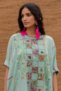 Sunira Designs Blue Kimono Style Dress -Inca Sales Store j2210a 4