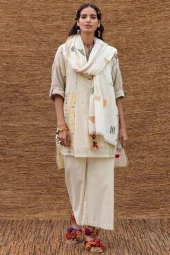 Sunira Designs Kora Embroidered Stole