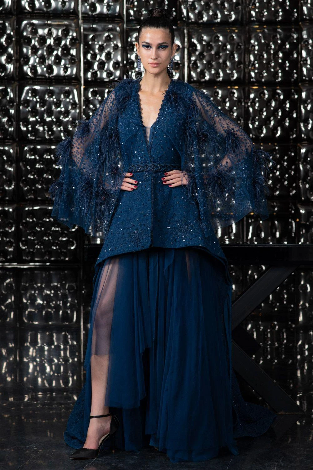 Rohit Gandhi + Rahul Khanna Helix Nebula Jacket With Tulle Gown 3 Rohit Gandhi + Rahul Khanna Helix Nebula Jacket With Tulle Gown