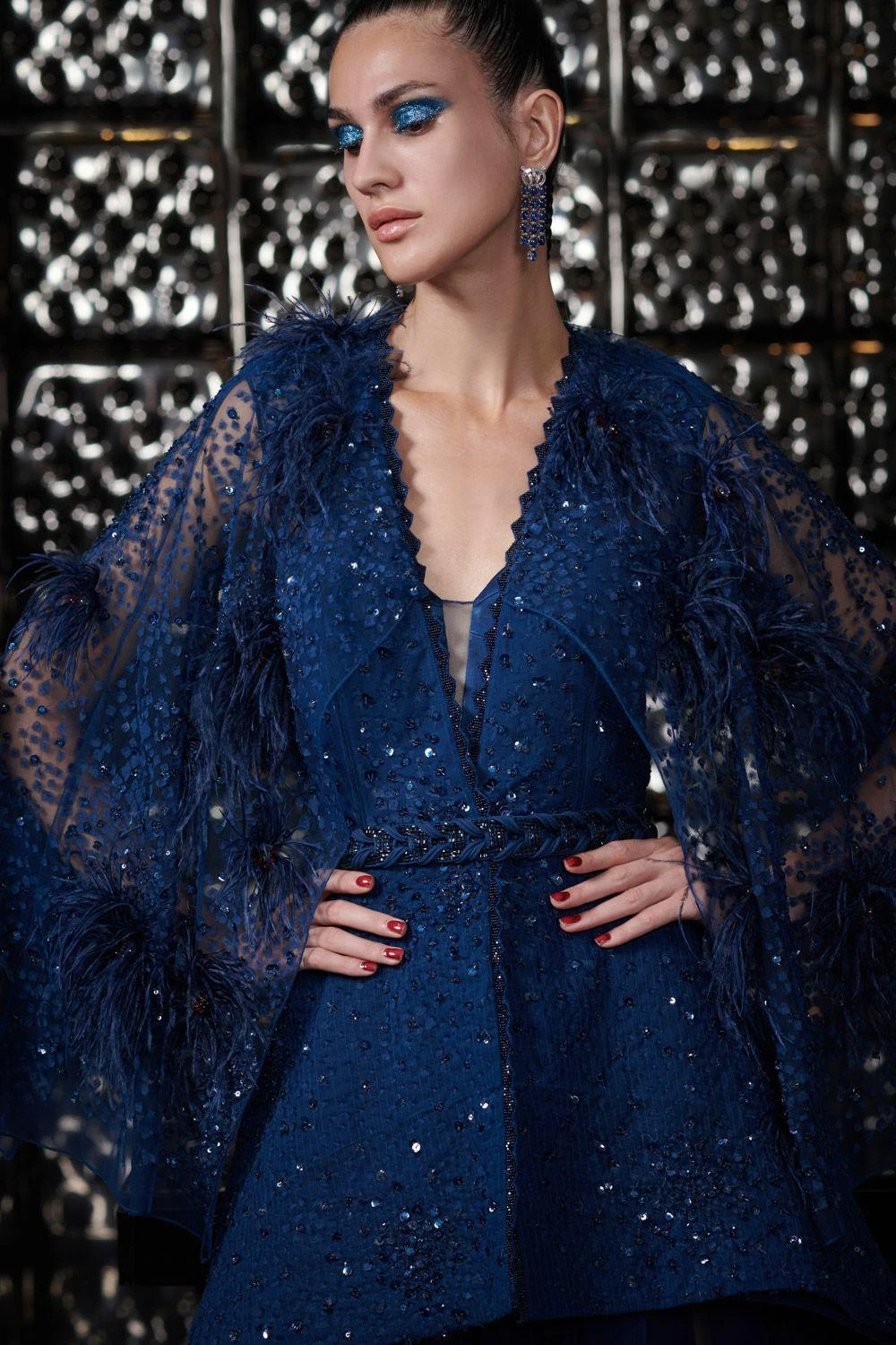 Rohit Gandhi + Rahul Khanna Helix Nebula Jacket With Tulle Gown 4 Rohit Gandhi + Rahul Khanna Helix Nebula Jacket With Tulle Gown - Image 2