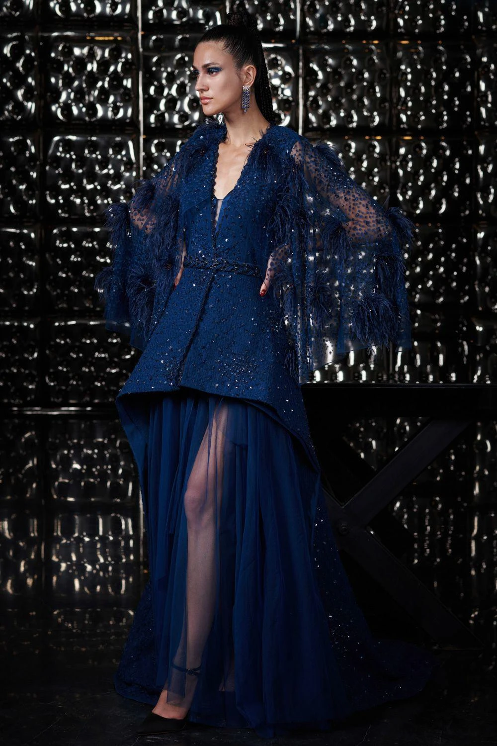 Rohit Gandhi + Rahul Khanna Helix Nebula Jacket With Tulle Gown 5 Rohit Gandhi + Rahul Khanna Helix Nebula Jacket With Tulle Gown - Image 3