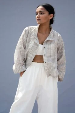 SWGT Checkered Boxy Jacket -Inca Sales Store jkt2icchq 4