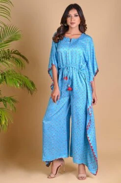 Bandhni Kaftan Jumpsuit With Tassels -Inca Sales Store jump1 5