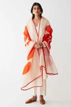 Kshitij Jalori Leaf Natural Dupatta