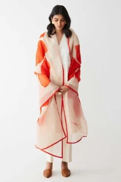 Kshitij Jalori Leaf Natural Dupatta 10 Kshitij Jalori Leaf Natural Dupatta -Inca Sales Store kjss45 4