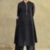 Kishmish Black Shift Tunic -Inca Sales Store kmsf054 slb blk 1