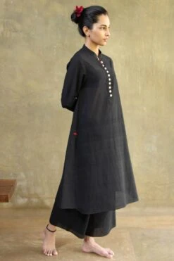 Kishmish Black Shift Tunic -Inca Sales Store kmsf054 slb blk 2