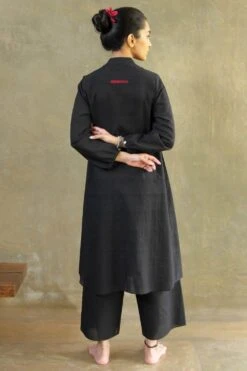 Kishmish Black Shift Tunic -Inca Sales Store kmsf054 slb blk 4