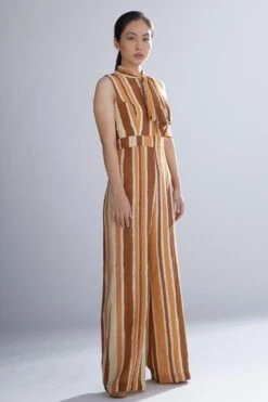 KoAi Striped Jumpsuit With Bow -Inca Sales Store kofw20008 2