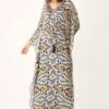 KoAi Multi-coloured Dabu Print Kaftan -Inca Sales Store kofw21004 1