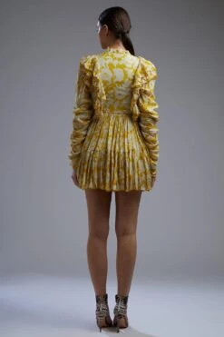 KoAi Yellow Floral Short Dress -Inca Sales Store koss2015 5