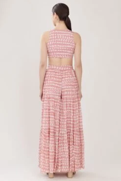 KoAi Pink & White Abstract Bustier -Inca Sales Store koss21041 4