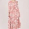 KoAi Pink & White Floral Kaftan -Inca Sales Store koss21046 1