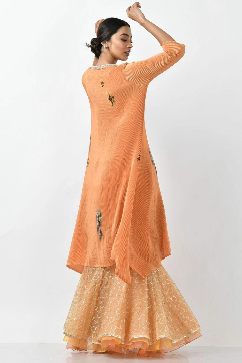 Kiran Uttam Ghosh Mango Sunflower Printed Tunic 8 Kiran Uttam Ghosh Mango Sunflower Printed Tunic - Image 6