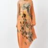 Kiran Uttam Ghosh Mango Sunflower Printed One Shoulder Dress -Inca Sales Store kug2021017 1