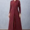 Torani Maroon Rati Jaloba Dress Set -Inca Sales Store kyaw087 kyaw088 1