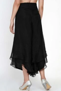 Twenty Nine Black Organza Layered Pants -Inca Sales Store ls 101 o bk 5