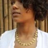 Messiah Craft Short Ginnie Brass Necklace -Inca Sales Store mc 0421 19 1