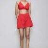 Mati Red Bralette & Shorts Set