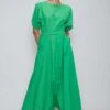 Mati Green Jumpsuit With Elasticated Waist