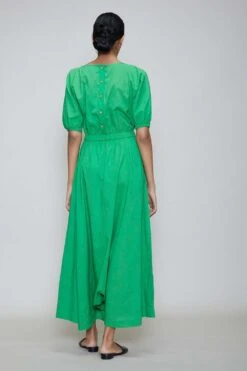 Mati Green Jumpsuit With Elasticated Waist -Inca Sales Store mtsj green 4