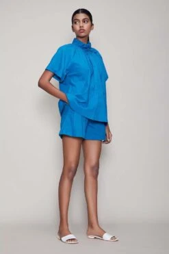 Mati Blue Shirt & Shorts Set -Inca Sales Store mttoraset blue 2