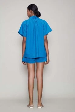 Mati Blue Shirt & Shorts Set -Inca Sales Store mttoraset blue 3