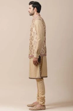 Tarun Tahiliani Men Printed Bundi Jacket -Inca Sales Store mw ssu dgr wc 2 3